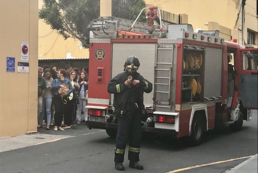 El Cabildo ejecuta con &eacute;xito un simulacro de evacuaci&oacute;n por incendio en su Casa ...