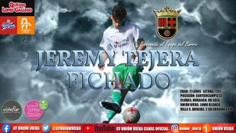 Fútbol 3ª División: El centrocampista Jeremy Tejera, nuevo refuerzo del Unión Viera