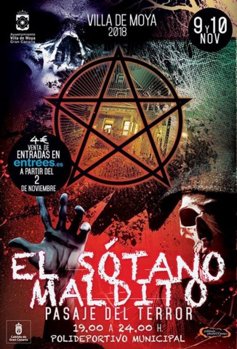 Villa de Moya: &lsquo;El pasaje del terror. El s&oacute;tano maldito&rsquo; el 9 y 10 de noviembre