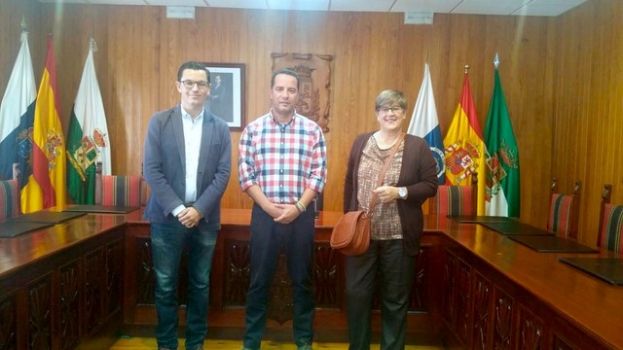 Moya: Poli Su&aacute;rez explic&oacute; los proyectos en marcha a Pablo Rodr&iacute;guez