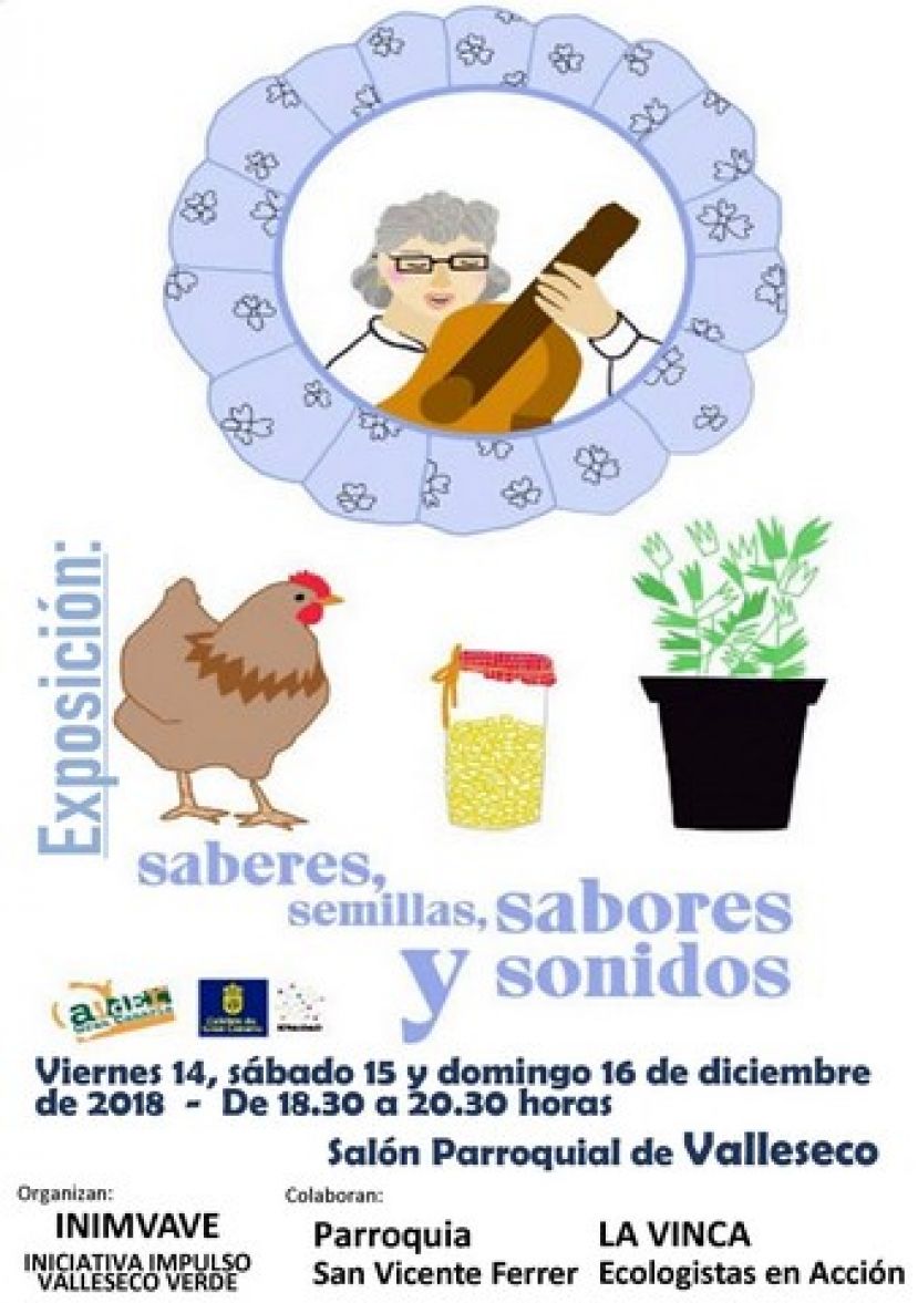 Valleseco: Exposici&oacute;n &ldquo;Saberes, semillas, sabores y sonidos&rdquo;