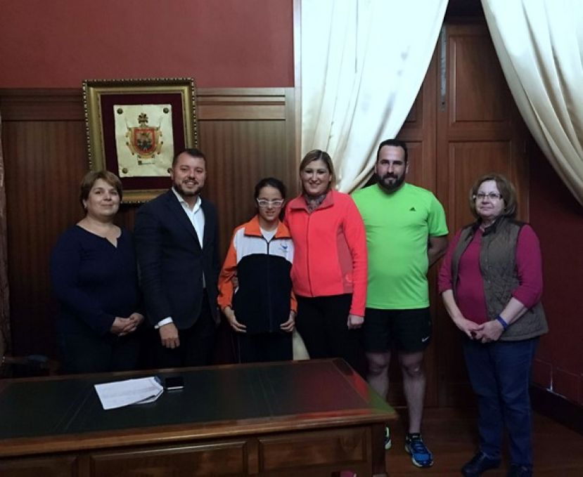 G&aacute;ldar: Recepci&oacute;n Oficial a la ni&ntilde;a galdense Nayara Alem&aacute;n
