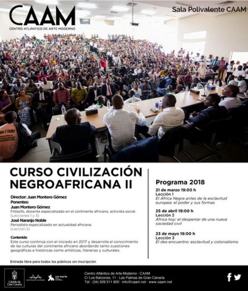 El CAAM pone en marcha la segunda edici&oacute;n del curso sobre cultura africana