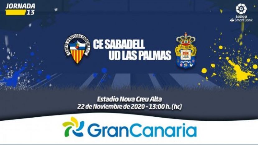 Radio Faro del Noroeste retransmite a las 13.00 horas: CE Sabadell - UD. Las Palmas