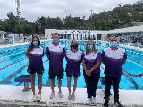 Presentación nuevos integrantes del cuerpo técnico del Club Natación Las Palmas