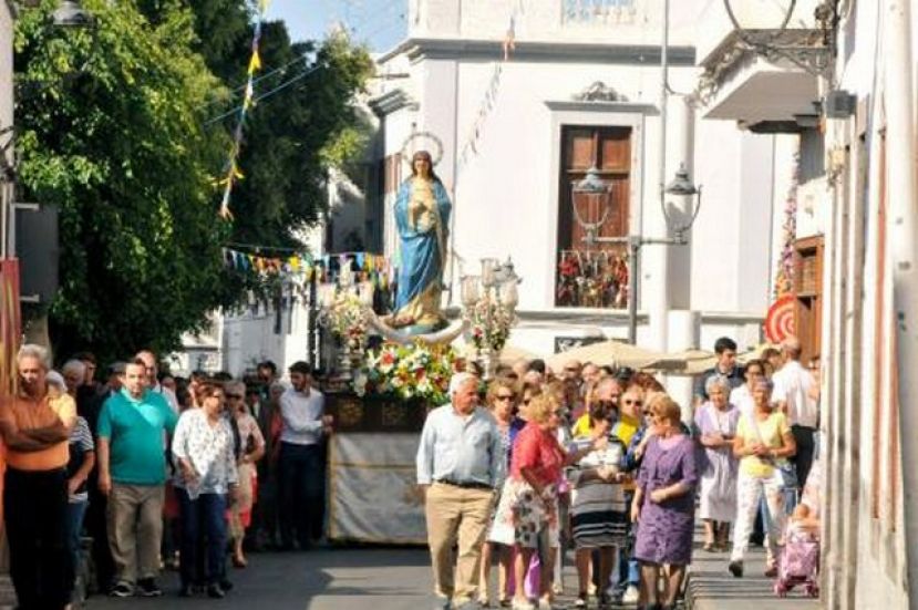 Agaete: Fiestas de la Concepción. Eucaristía y procesión