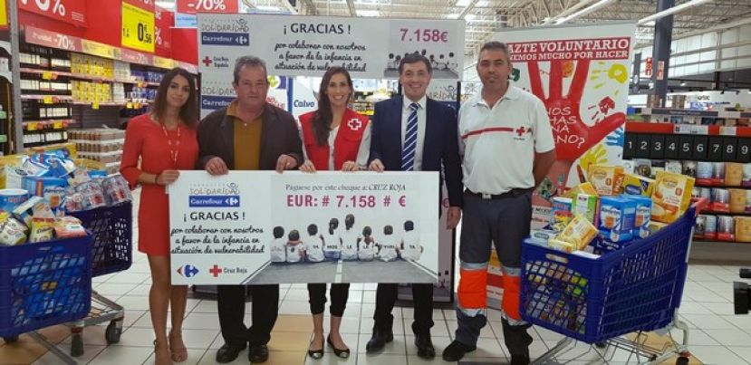 Entrega Cheque- Alimentos Cruz Roja de Vecindario