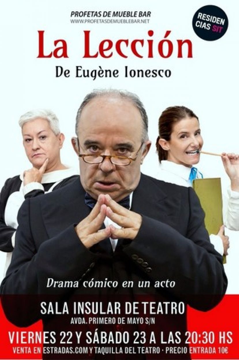 Profetas de mueble bar llega &ldquo;a la esencia de la obra&rdquo; en su versi&oacute;n de &lsquo;La lecci&oacute;n&rsquo;