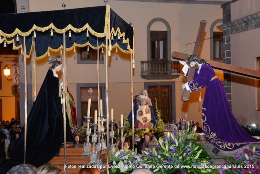 Ayer tuvo lugar la Procesión del Santo Encuentro en Guía