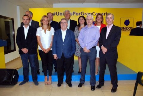Unidos por Gran Canaria presenta a sus ocho primeros cabezas de lista