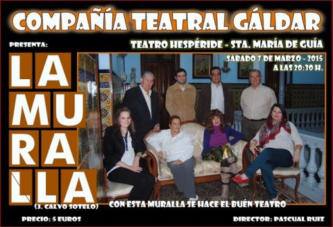 Guía: El teatro Hespérides acoge la representación de la obra “La Muralla”