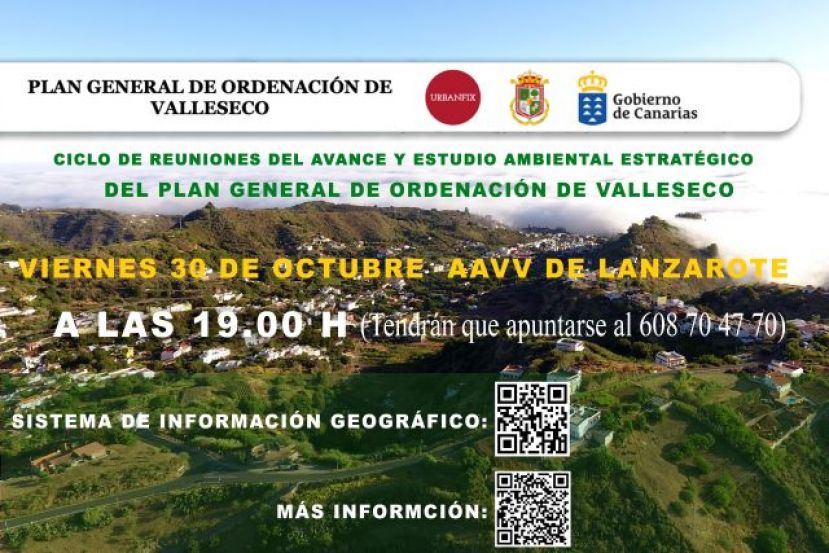 Reuni&oacute;n informativa del Plan General de Valleseco en la Asociaci&oacute;n de Lanzarote