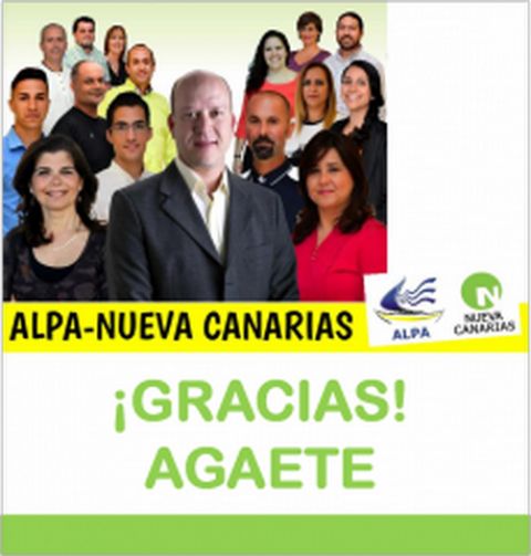 Agaete: ALPA-NC agradece la confianza depositada el 24M