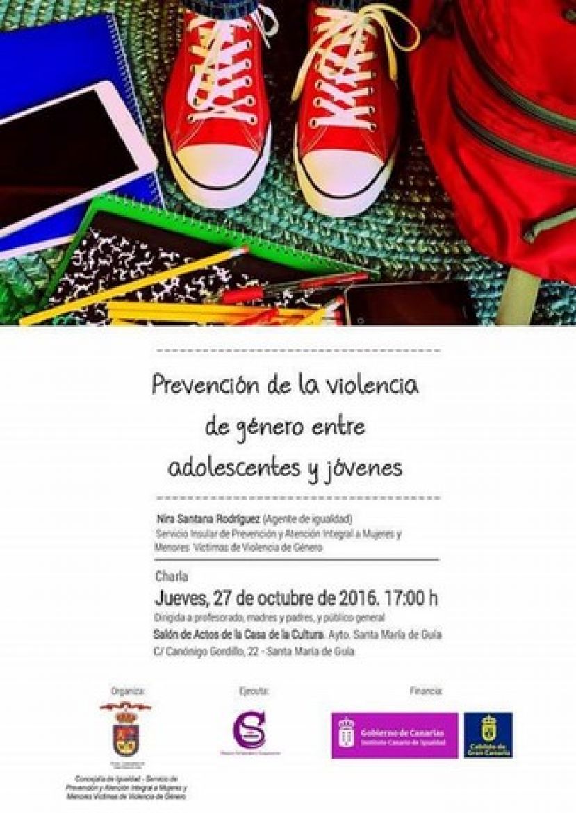 Gu&iacute;a: Charla "Prevenci&oacute;n de la Violencia de G&eacute;nero entre adolescentes y j&oacute;venes"