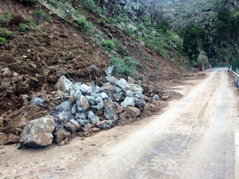 Moya: Reabierta desde ma&ntilde;ana viernes la GC75 entre Cabo Verde y Lomo Blanco