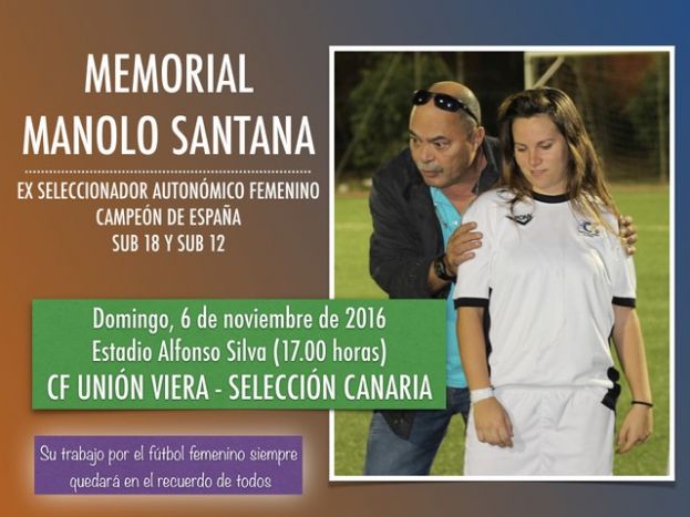 El f&uacute;tbol femenino homenajea al desaparecido Manuel Santana