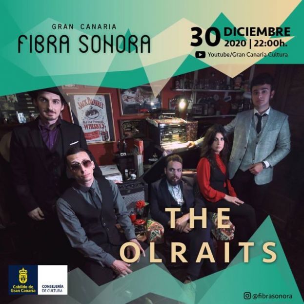 Broche final a la iniciativa &lsquo;online&rsquo; &lsquo;Gran Canaria Fibra Sonora&rsquo; con The Olrait Band