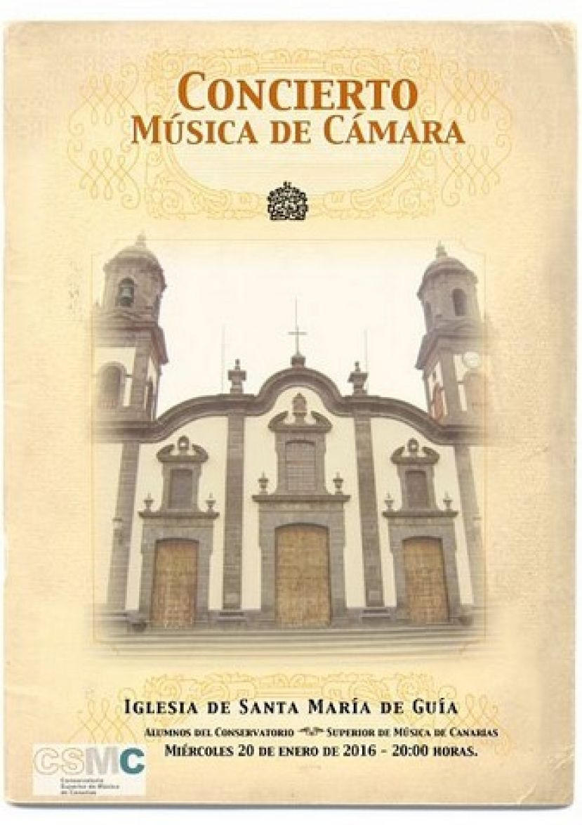 Guía: Concierto de Música de Cámara en la Iglesia, este miércoles a las 20:00 horas