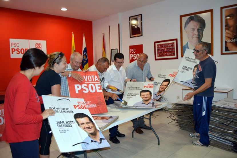 El aspirante socialista a la Alcaldía de Arucas, arranca la campaña electoral