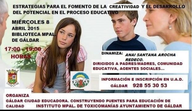 Galdar: “Estrategias para el Fomento de la creatividad y el desarrollo del potencial en el proceso educativo”.