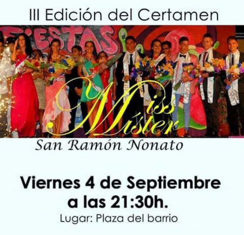 El Caracol celebra la Tercera Edición de Miss y Míster San Ramón Nonato 2015