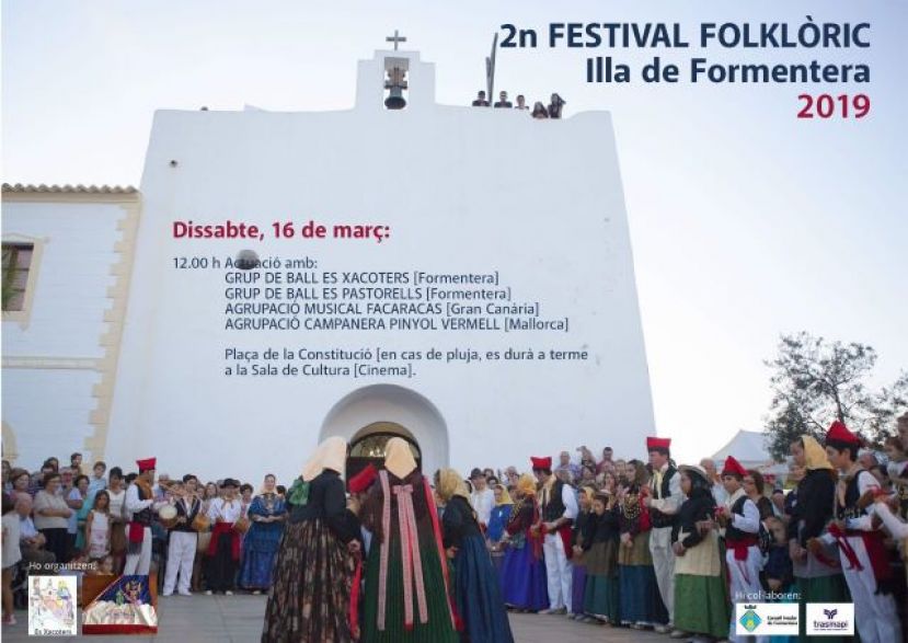 La A.M. Facaracas participa en el II Festival Folcl&oacute;rico Isla de Formentera 2019