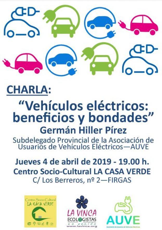 Firgas: El jueves 4 de abril, Germ&aacute;n Hiller hablar&aacute; de veh&iacute;culos el&eacute;ctricos