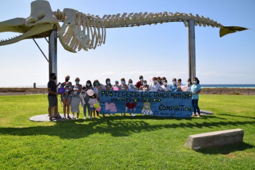 Sanidad celebra en Jandía una actividad para fomentar la lactancia materna entre la ciudadanía