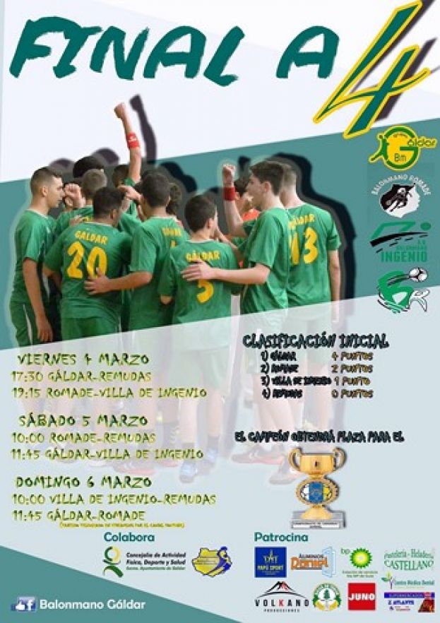 G&aacute;ldar: Fin de Semana de Finales deportivas en el pabell&oacute;n Juan Vega Mateos