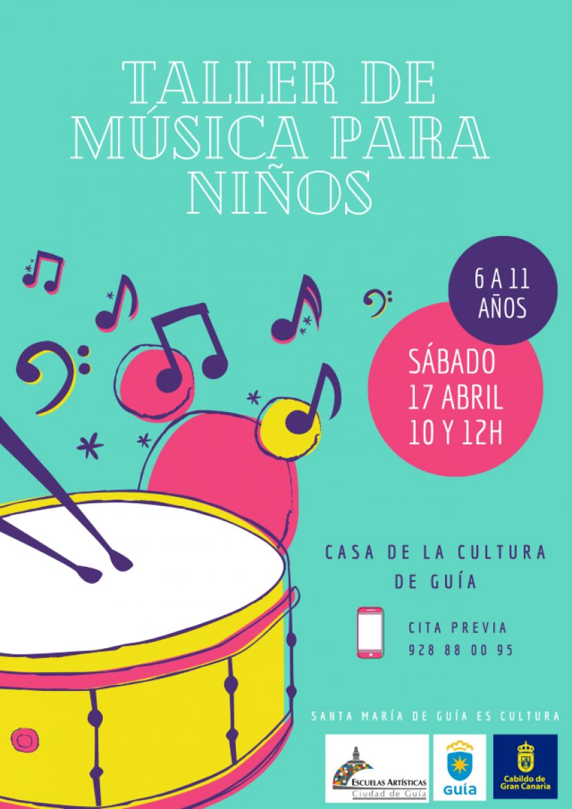 Taller de Percusi&oacute;n Corporal para ni&ntilde;os este s&aacute;bado en la Casa de la Cultura de Gu&iacute;a