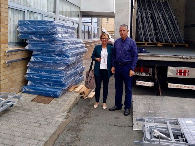 El Cabildo pone el nuevo ascensor de la residencia de mayores de La Aldea