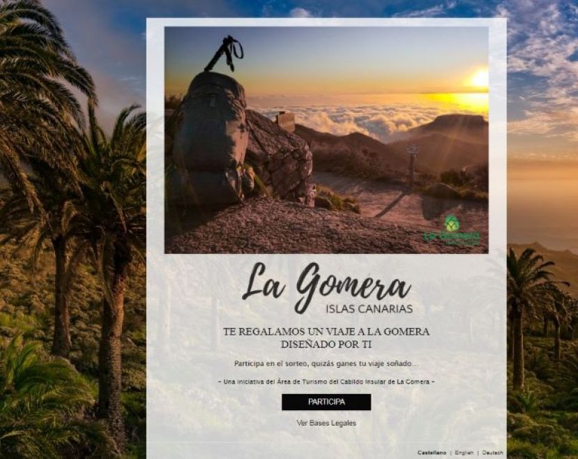 La Gomera: El Cabildo sortea viajes a la isla en una nueva acción promocional