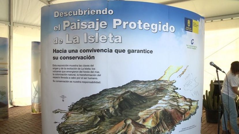 El tesoro natural del Espacio Protegido de La Isleta, al descubierto en una exposici&oacute;n del Cabildo de Gran Canaria en La Puntilla