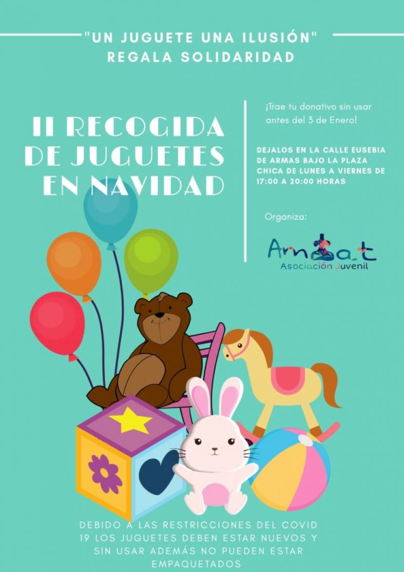 Guía: La Asociación Juvenil Amiat pone en marcha una recogida de juguetes