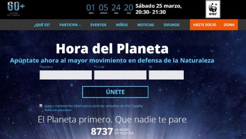 El Cabildo de Gran Canaria se suma al apagón mundial por la ‘Hora del Planeta’