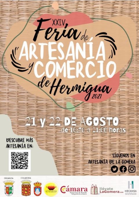 La Gomera: una veintena de puntos de venta en la Feria de Artesanía de Hermigua