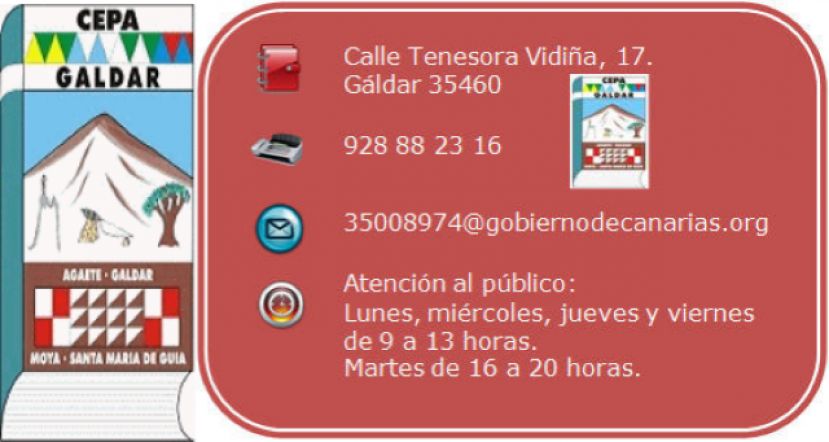 Comunicado a la Comunidad Educativa del CEPA G&aacute;ldar
