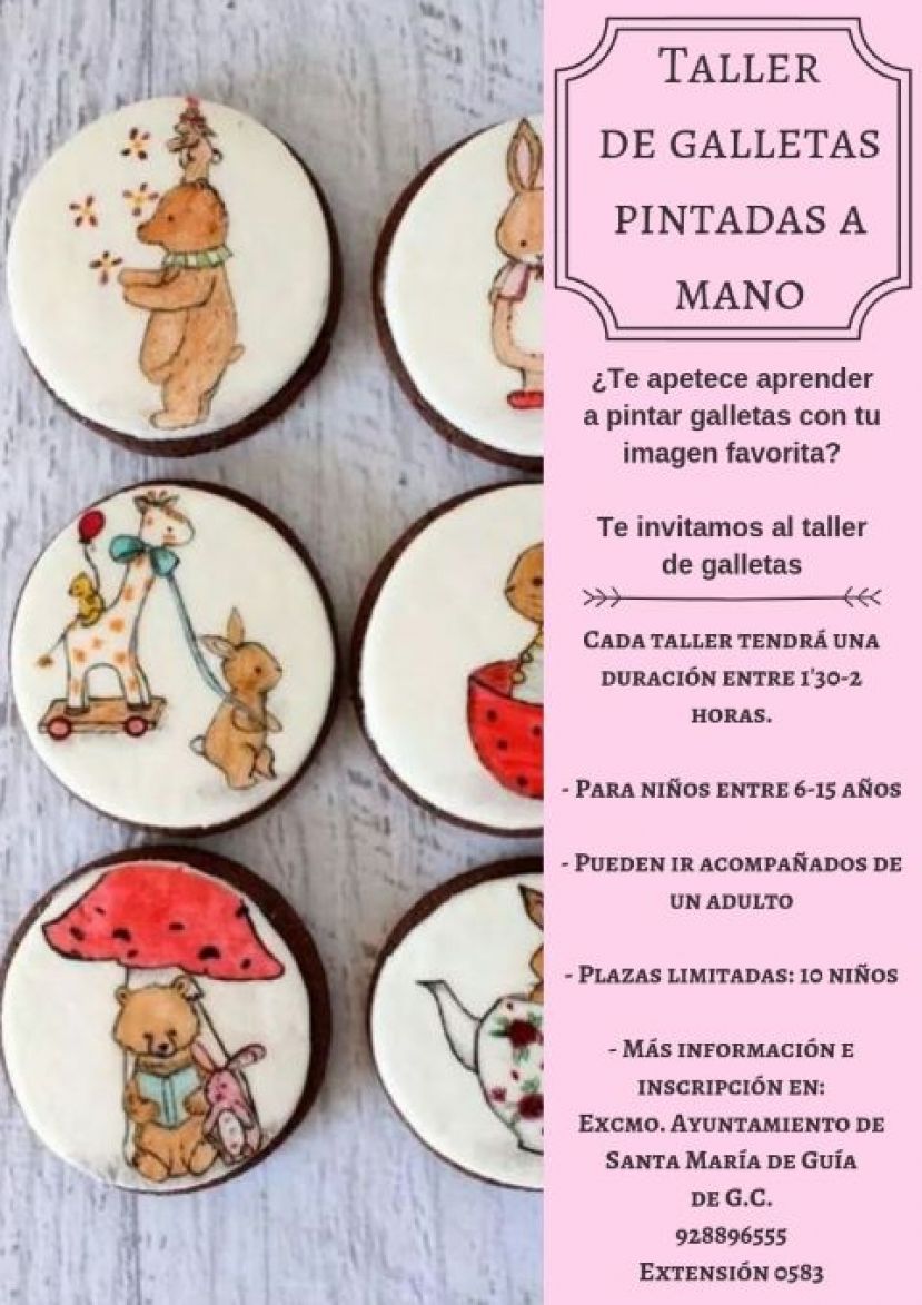 La UP Ciudad de Gu&iacute;a organiza un Taller de Galletas Pintadas a Mano