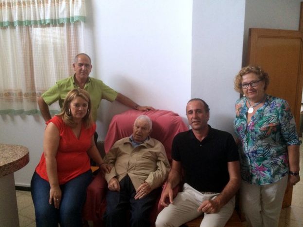 Juan Hernández, el abuelo de Teror celebró sus 100 años