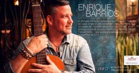 Hoy nos visitó el cantautor venezolano Enrique Barrios “El Ángel de la Salsa”