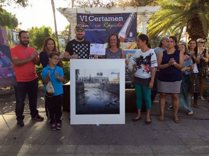 Mog&aacute;n: Pablo Rub&eacute;n gana el VI Certamen de Pintura R&aacute;pida