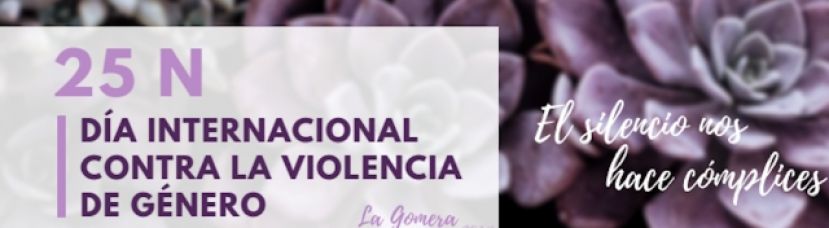 Acciones por el D&iacute;a Internacional contra la Violencia de G&eacute;nero en La Gomera