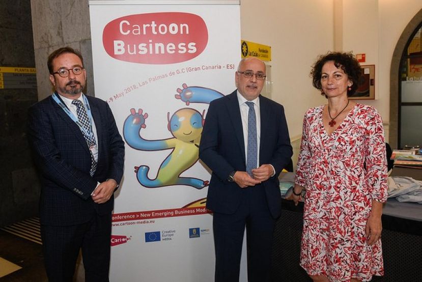 Los 130 inscritos en el &lsquo;Cartoon Business&rsquo; comprobar&aacute;n que Gran Canaria en una isla &ldquo;muy atractiva&rdquo; para la industria audiovisual