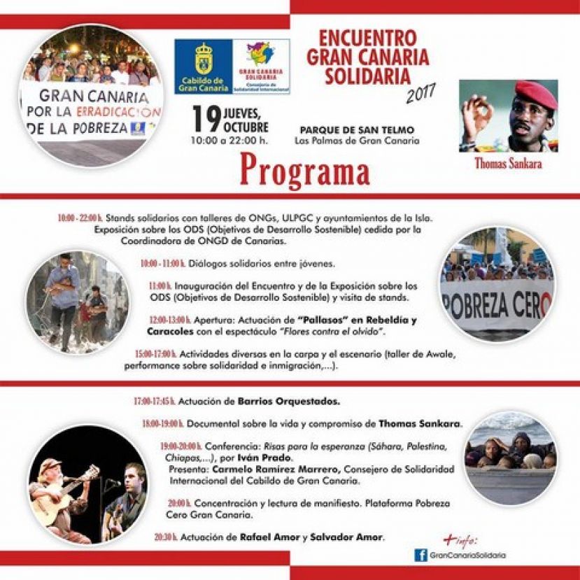 Talleres, debate, m&uacute;sica y &lsquo;pallasos en rebeld&iacute;a&rsquo;, en Gran Canaria Solidaria