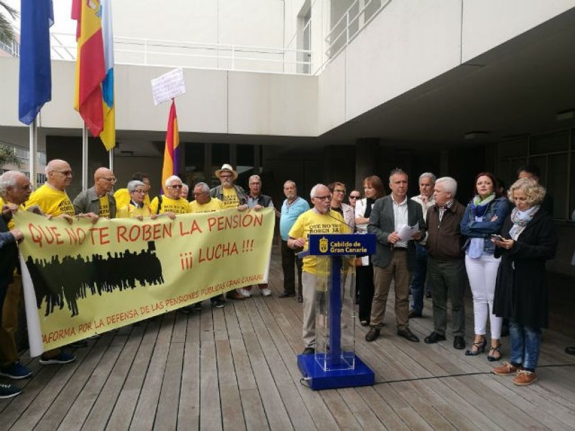 El Cabildo lleva a pleno el rechazo a la propuesta europea de promover fondos de pensiones privados