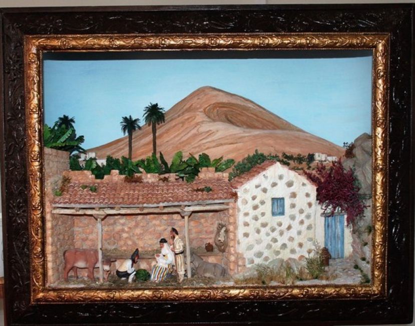 Una exposici&oacute;n de dioramas traslada la infancia y juventud de Jes&uacute;s al paisaje y la tradici&oacute;n rural del noroeste de Gran Canaria